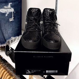 Mens Giuseppe Zanotti Glitter Hi-top sneakers. Size 46 (13)